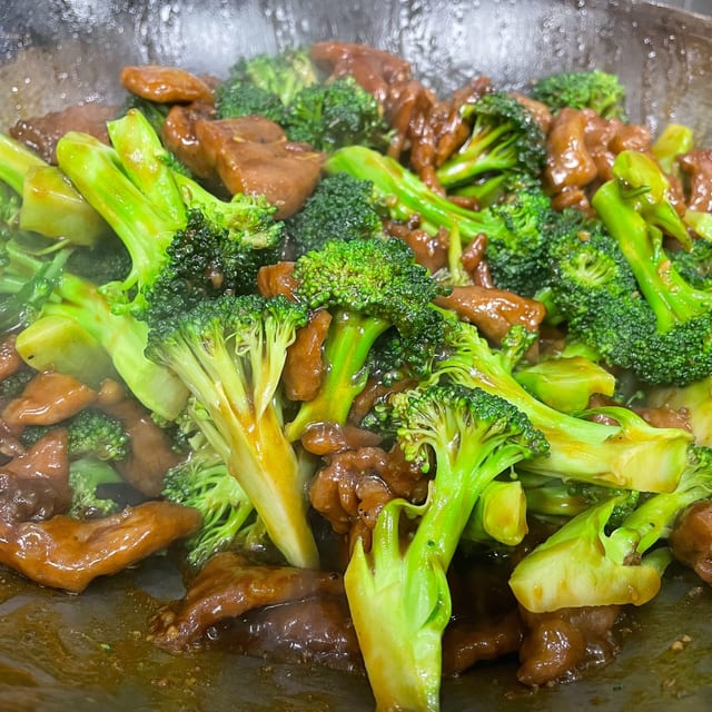 Beef with Broccoli.