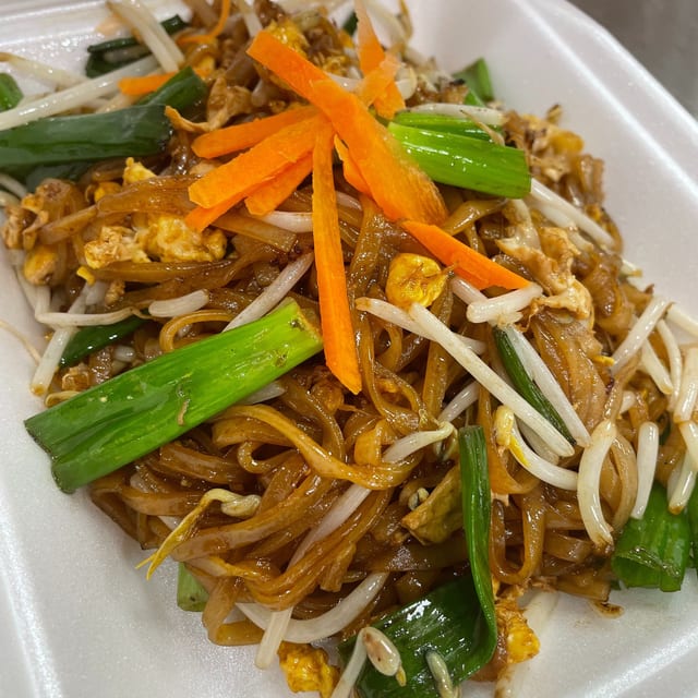 Rice Noodles Stir Fry.