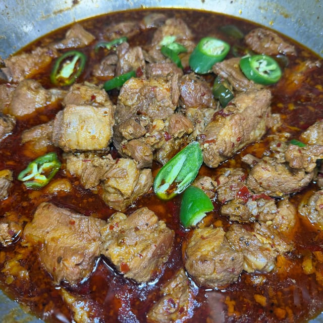 Spicy Pork Ribs.